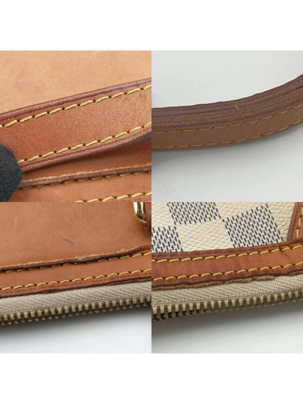 Louis Vuitton Siracusa GM Azur Damier Canvas Shoulder Bag